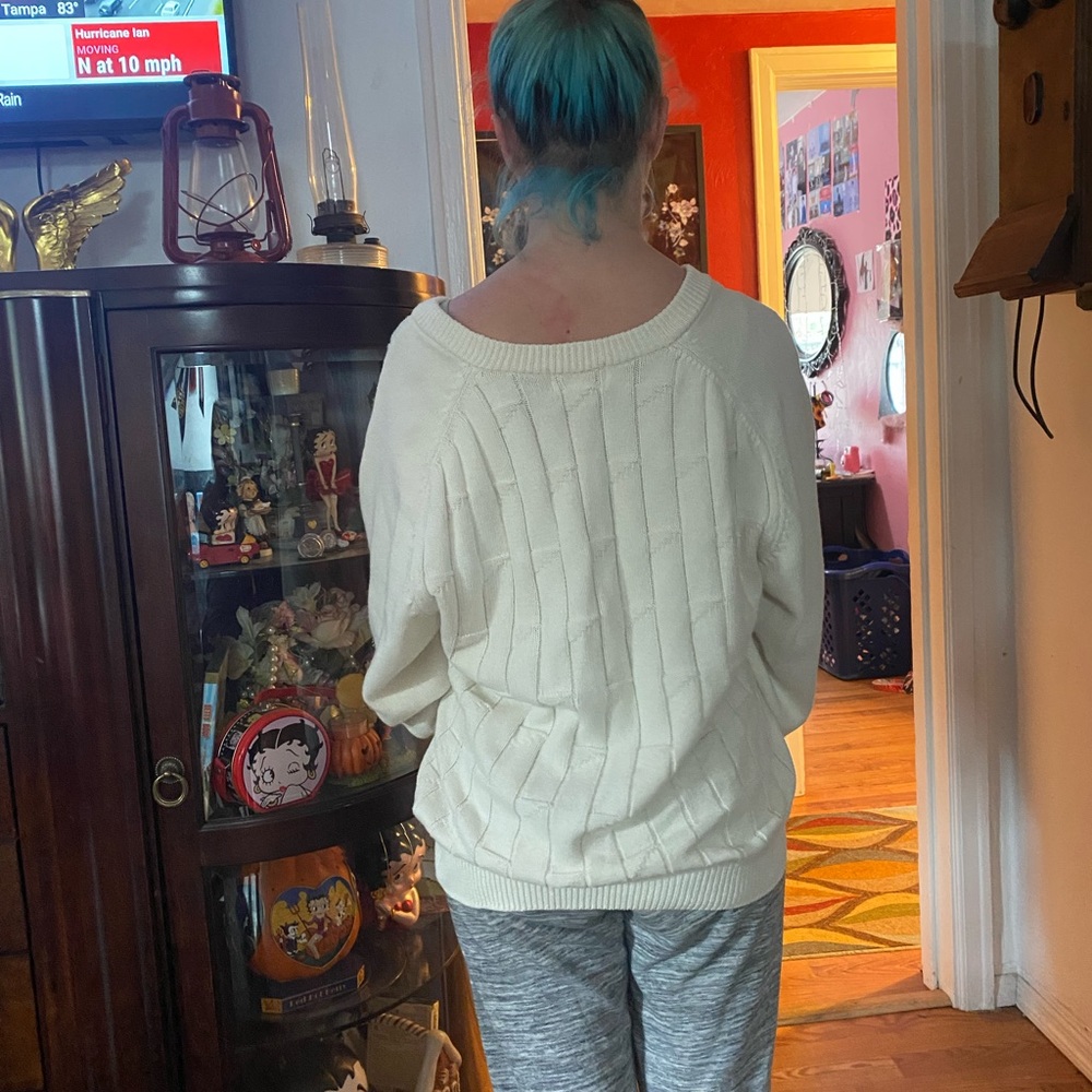 v neck sweater